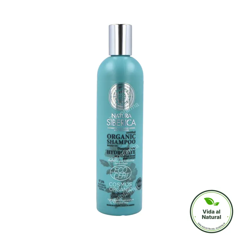 Champú nutrición-hidratación cabello seco 400 ml, Natura Siberica