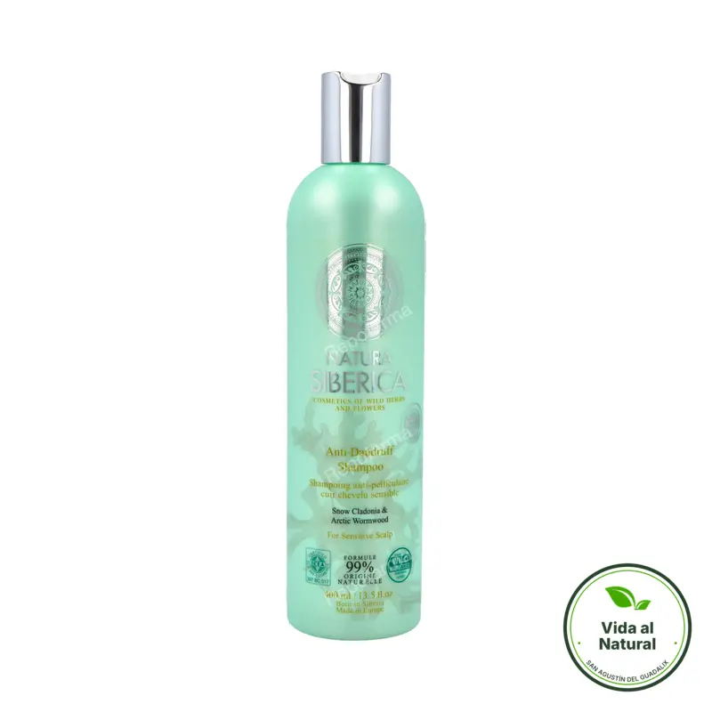 Champú anticaspa cuero cabelludo sensible 400 ml, Natura Siberica