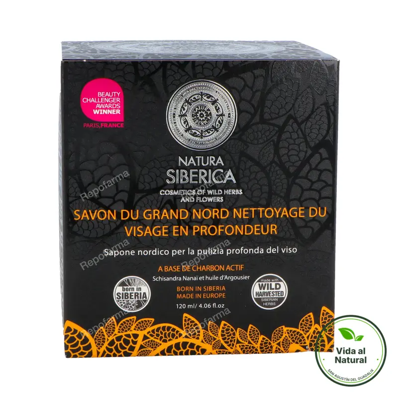 Northern jabón negro detox facial 120 ml, Natura Siberica