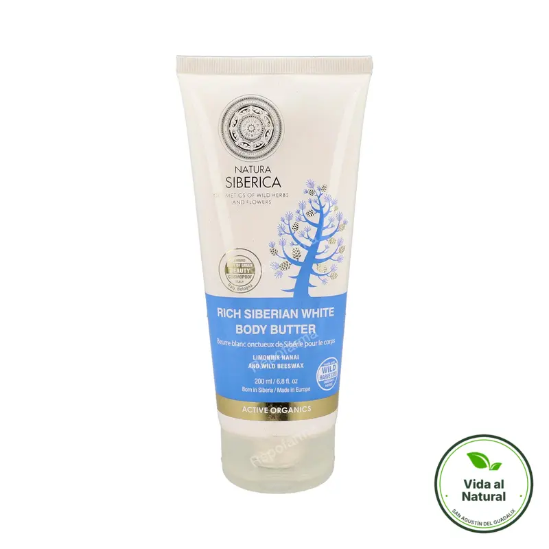 Aceite corporal blanco anticelulitico antiedad 200, Natura Siberica