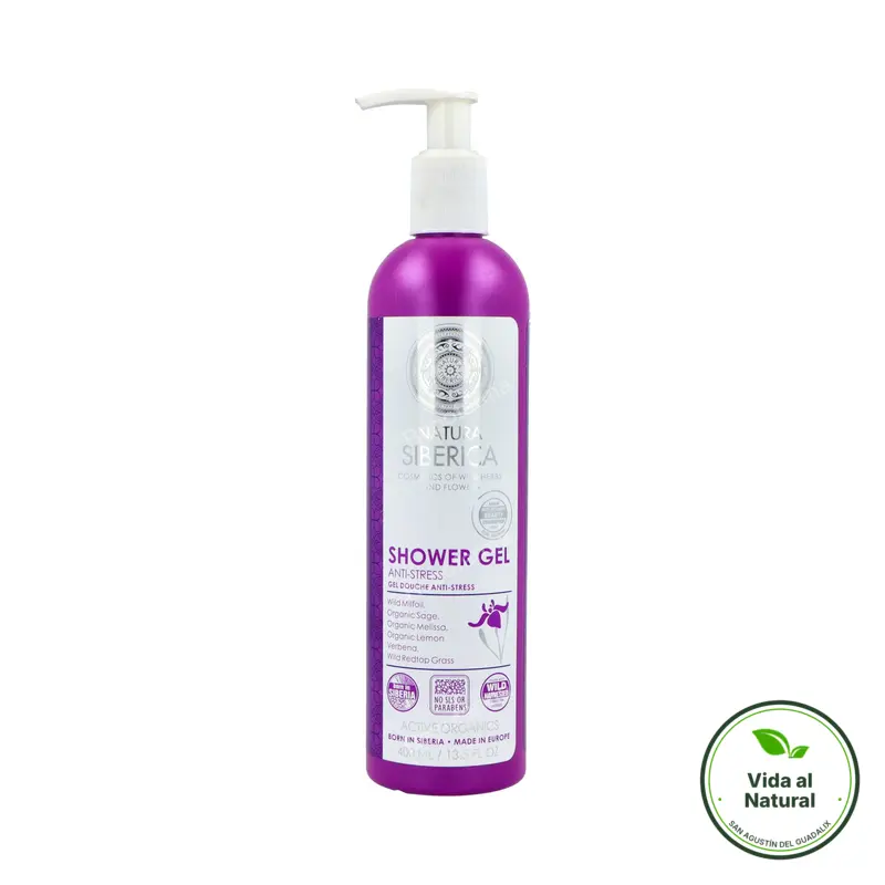 Gel de ducha antiestress 400 ml, Natura Siberica