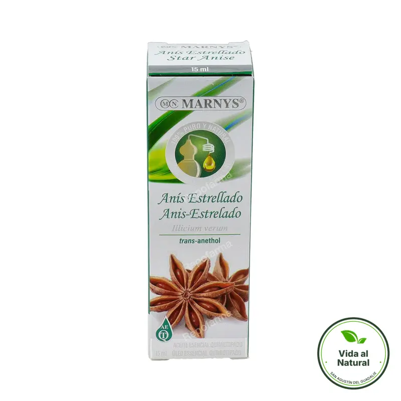 Aceite esencial de anís estrellado 15 ml, Marnys