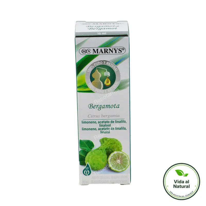Aceite esencial de bergamota 15 ml, Marnys