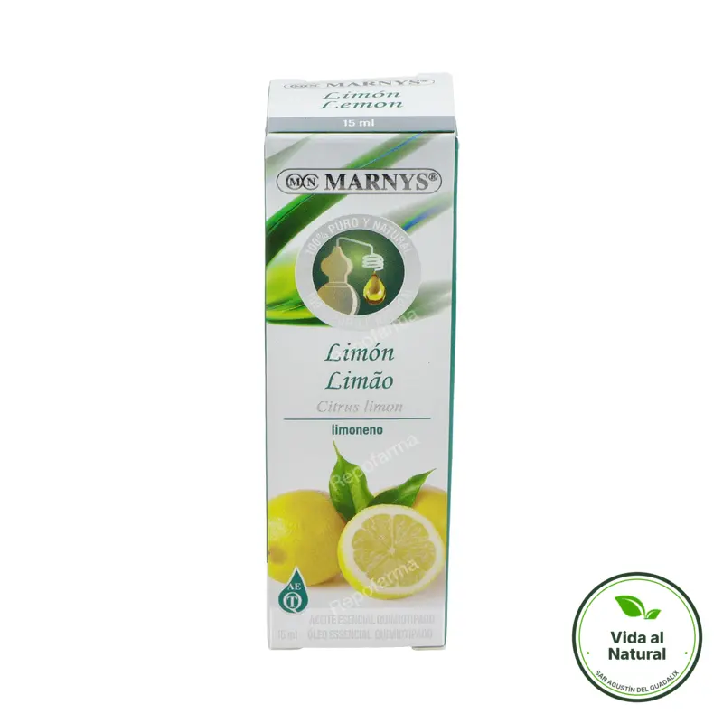 Aceite esencial de limón 15 ml, Marnys