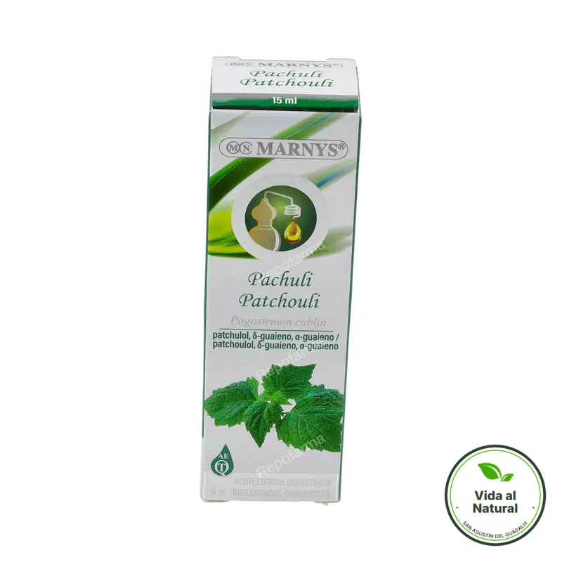 Aceite esencial de pachuly 15 ml, Marnys