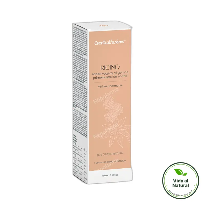 Ricino (castor) aceite vegetal 100 ml, Esential Aroms