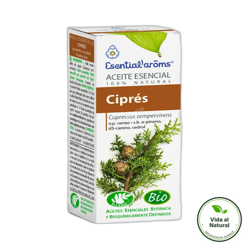 Aceite esencial de cipres BIO 10 ml, Esential Aroms