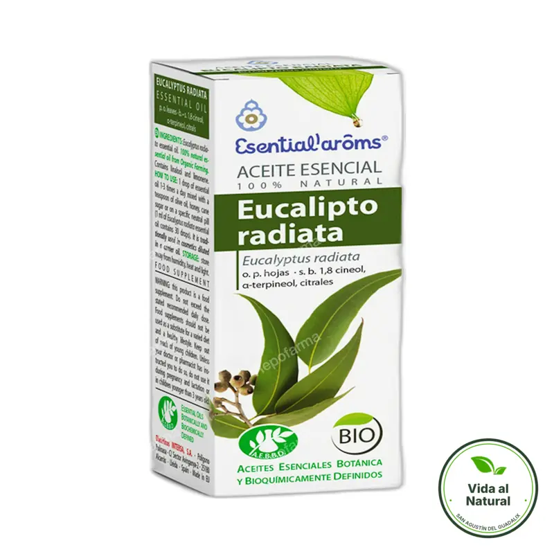 Aceite esencial de eucalipto radiata aroms BIO, Esential