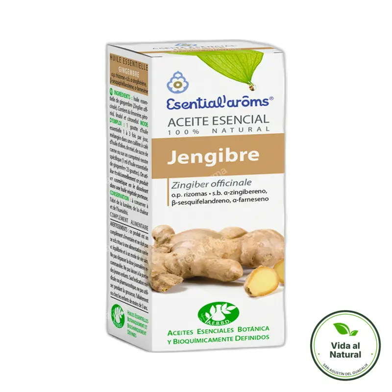 Aceite esencial de jengibre aroms 15 ml, Esential