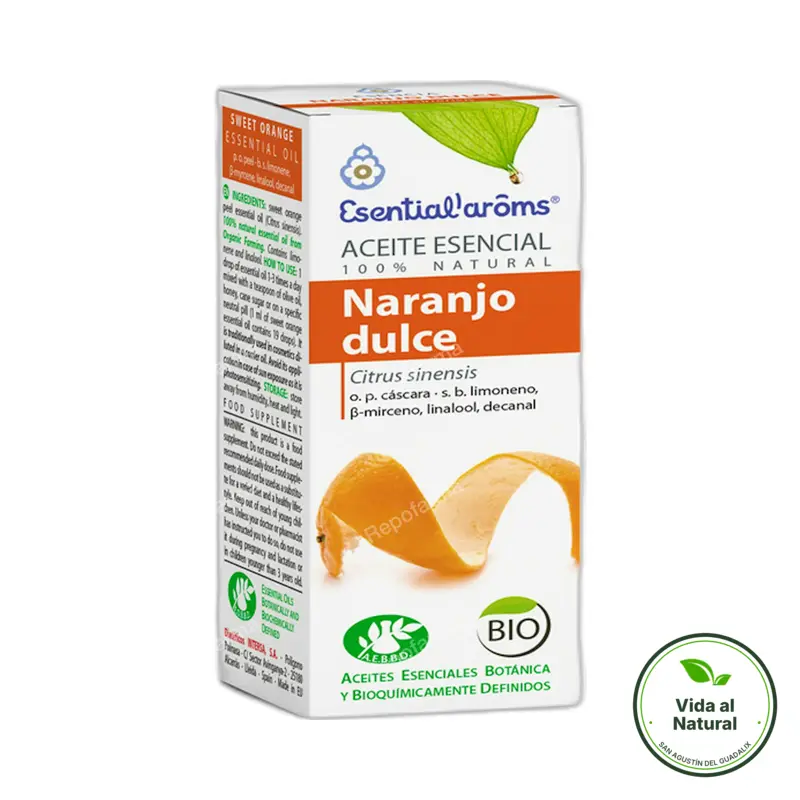 Aceite esencial de naranjo dulce BIO 10 ml, Esential Aroms