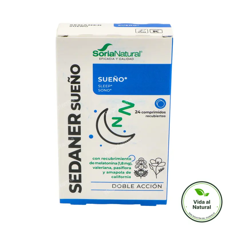 Sedaner sueño 650 mg 24 comprimidos, Soria Natural