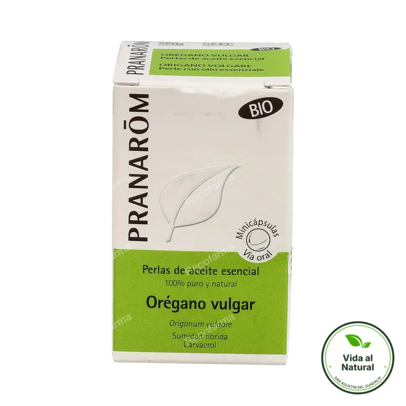 Orégano vulgar BIO 60 perlas, Pranarom