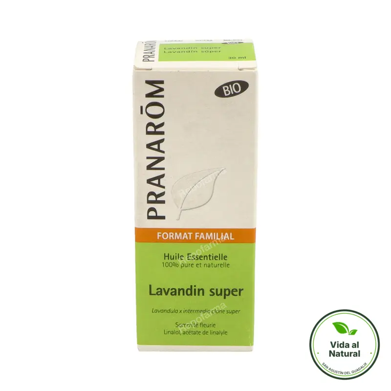 Aceite esencial de lavandin super BIO 30 ml, Pranarom