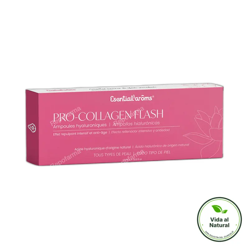 Ampollas pro-collagen flash 7 ampollas, Esential Aroms