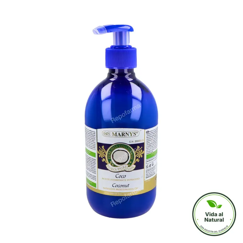 Aceite coco 500 ml, Marnys