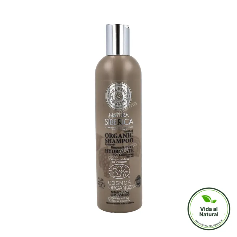 Champú energía-brillo cabello debil BIO 400 ml, Natura Siberica