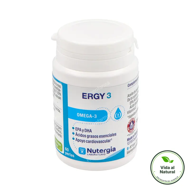 Ergy 3 60 perlas, Nutergia