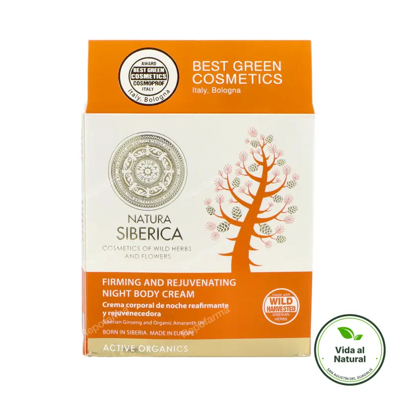 Crema de noche corporal reafirmante 370 ml, Natura Siberica