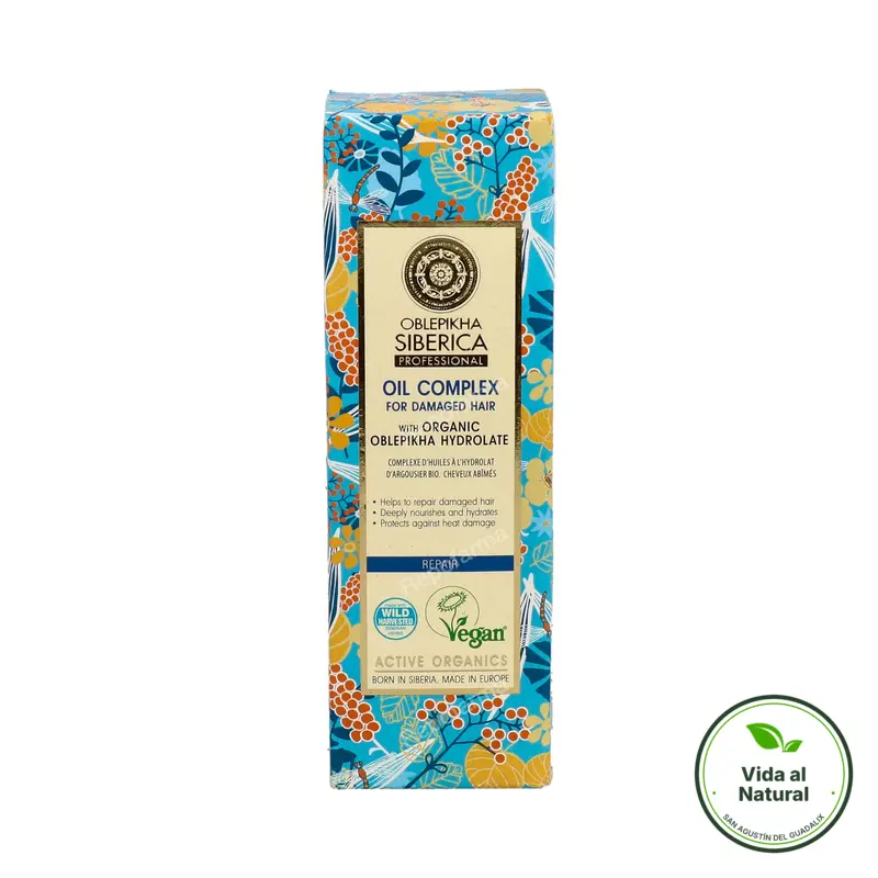 Oblepikha 22014 complejo de aceites para cabellos dañados 50 ml, Natura Siberica