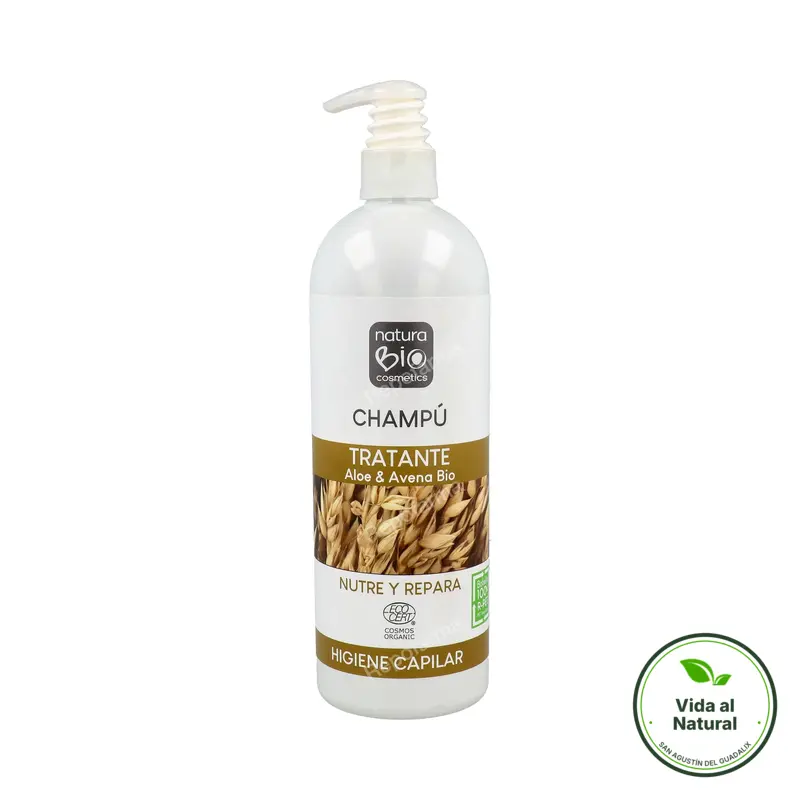 Champú tratante aloe vera & avena, Naturabio