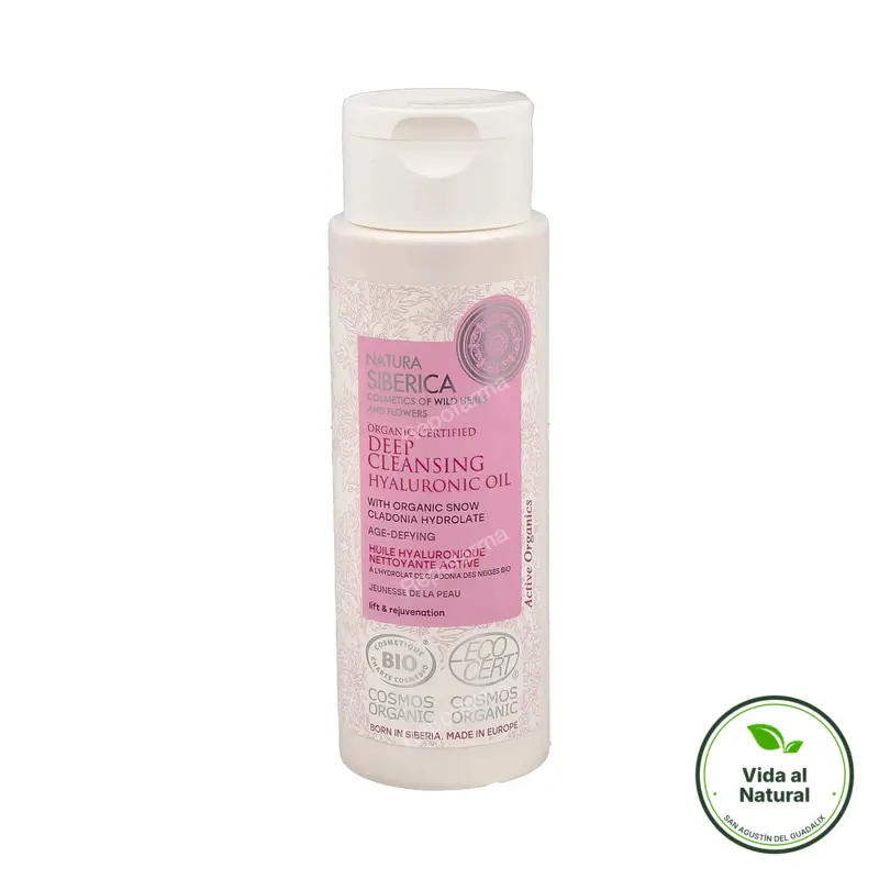 Aceite facial hialurónico limpieza profunda 150 ml, Natura Siberica