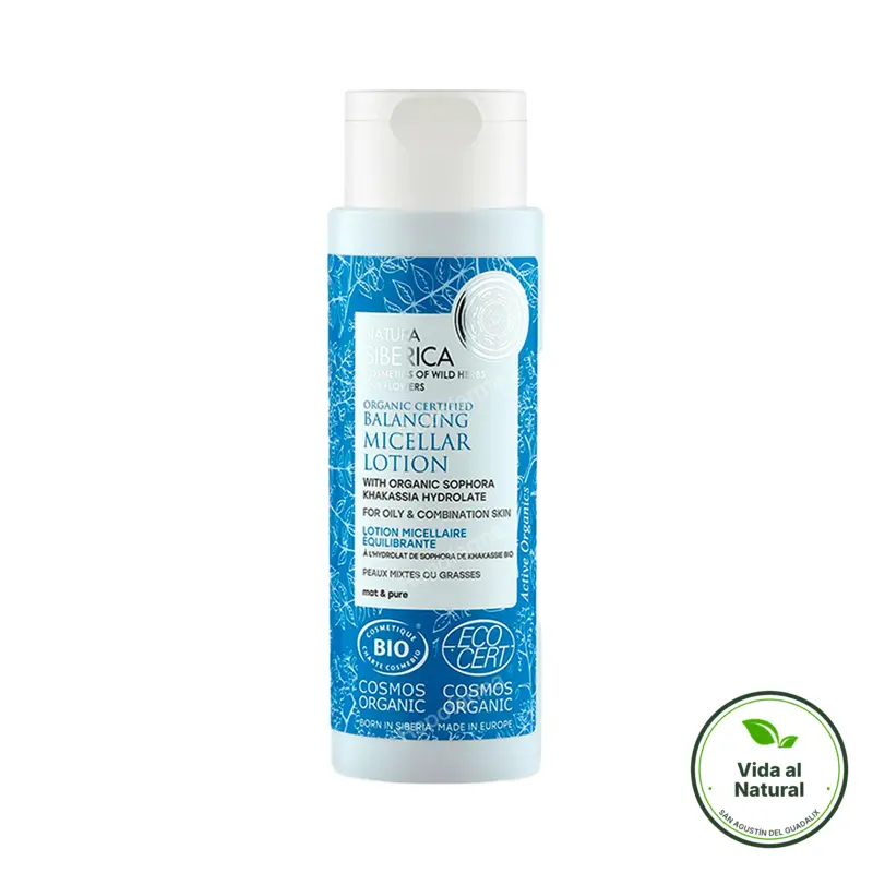 Loción micelar equilibrante grasa-mixta BIO 150 ml, Natura Siberica