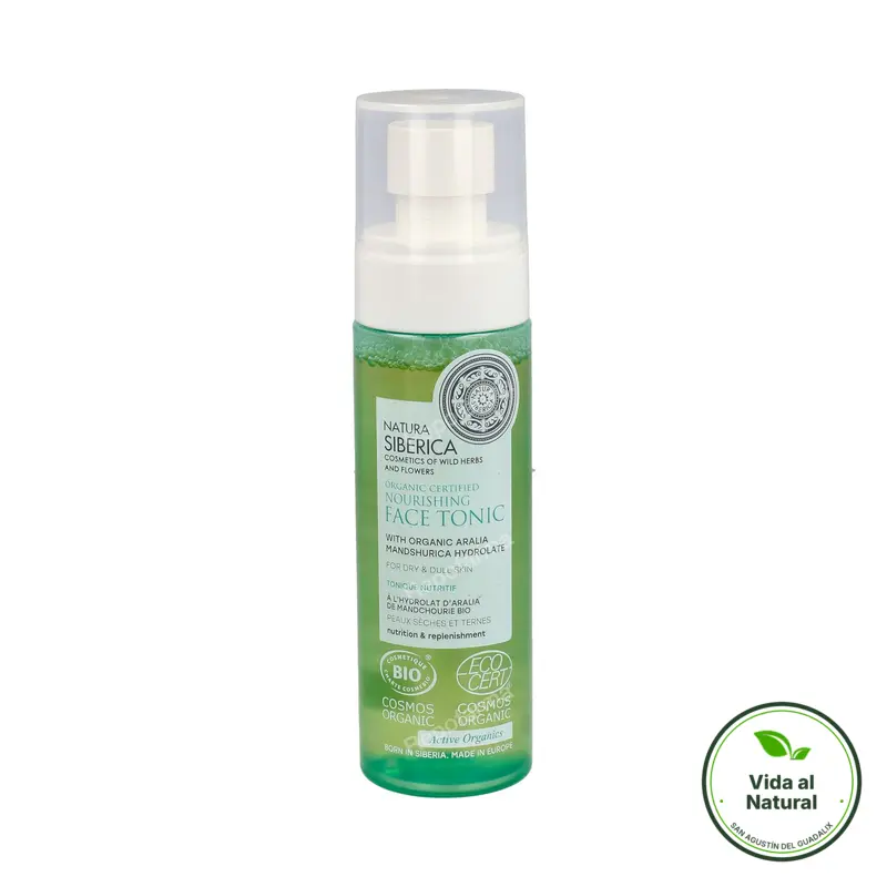 Tónico facial nutritivo piel seca-apagada BIO 100 ml, Natura Siberica