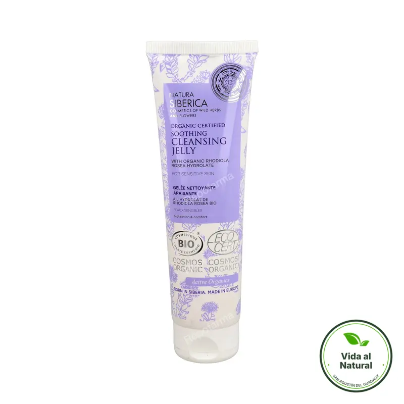 Gelatina limpiadora calmante piel sensible 140 ml, Natura Siberica