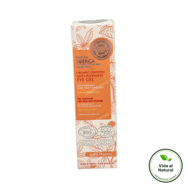 Contorno ojos hinchazon gel BIO 30 ml, Natura Siberica