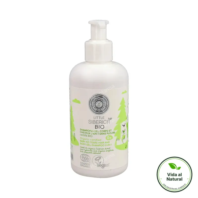Champú gel 2 en 1 bebe sin lagrimas little siberic, Natura Siberica
