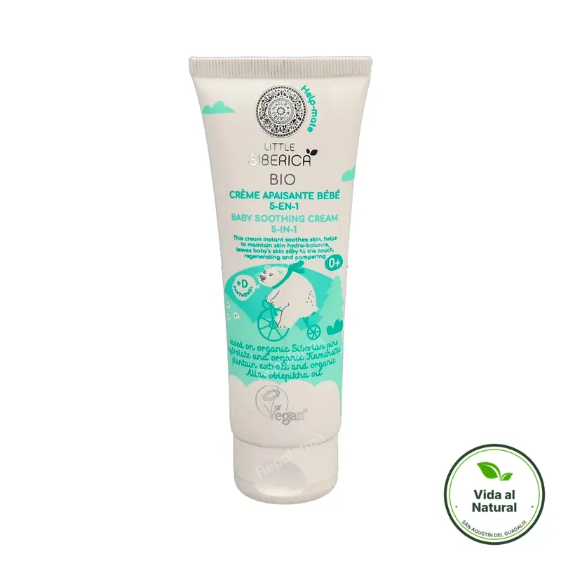 Little siberica crema calmante 5 en 1 bebe 75 ml, Natura Siberica