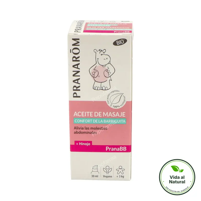 Pranabb aceite masaje confort barriguita BIO 30 ml, Pranarom