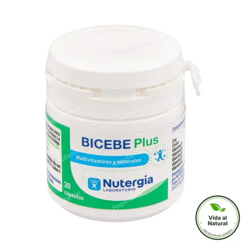 Bicebe plus 30 30 cápsulas, Nutergia