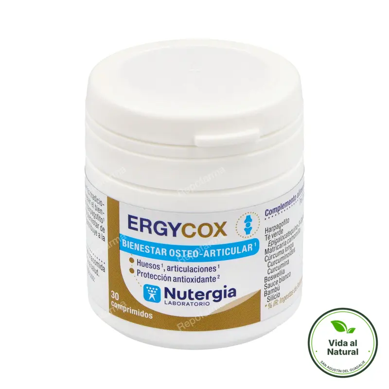 Ergycox nutergya 30 comprimidos, Nutergia