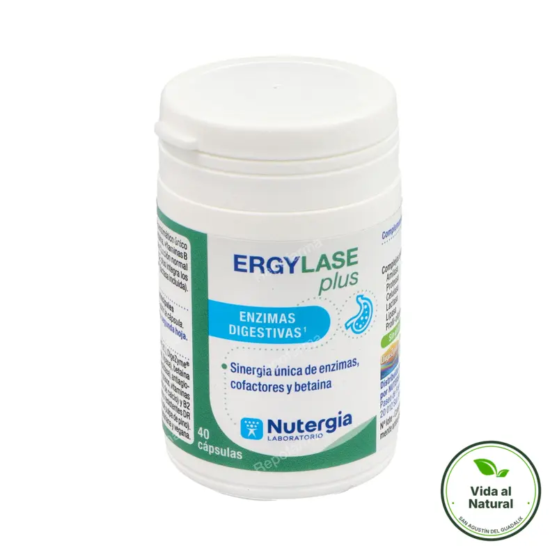 Ergylase plus 40 cápsulas, Nutergia