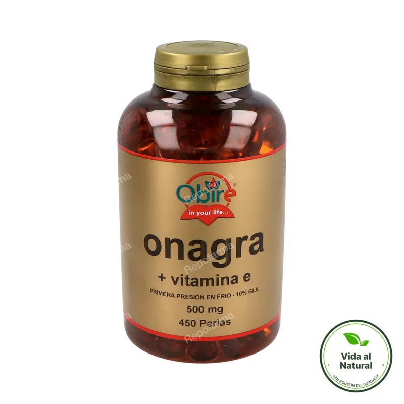 Aceite de onagra 500 mg 450 perlas, Obire