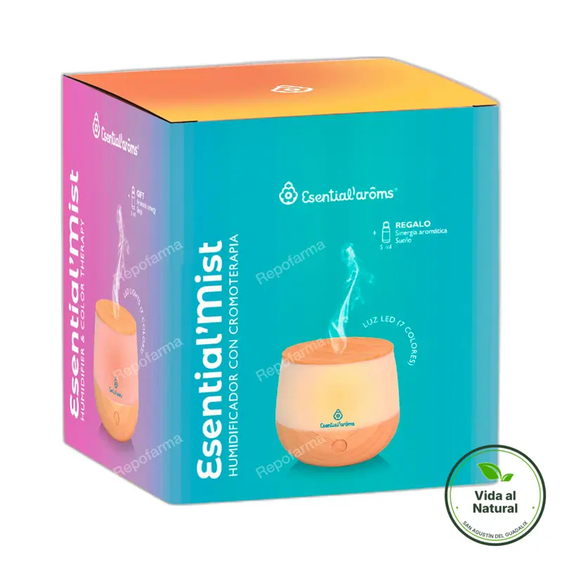 Humidificador ultraso esential'mist + 1 muestra 80 ml, Esential Aroms