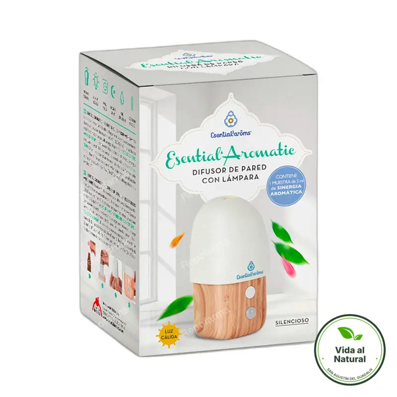Difusor de pared C/ lampara esential aromatic, Esential Aroms