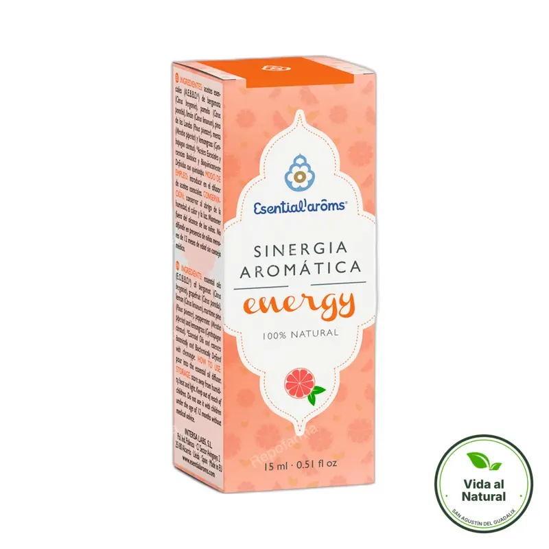 Energy sinergia aromatica 15 ml, Esential Aroms