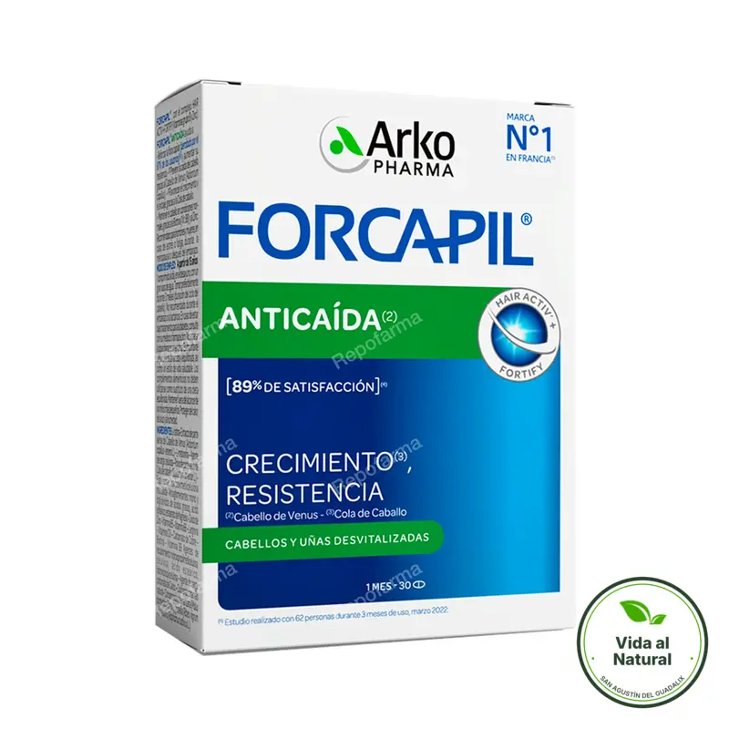 Forcapil anticaída 30 cápsulas, Arkopharma