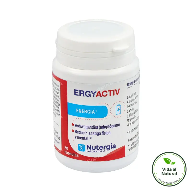 Ergyactiv 30 cápsulas, Nutergia