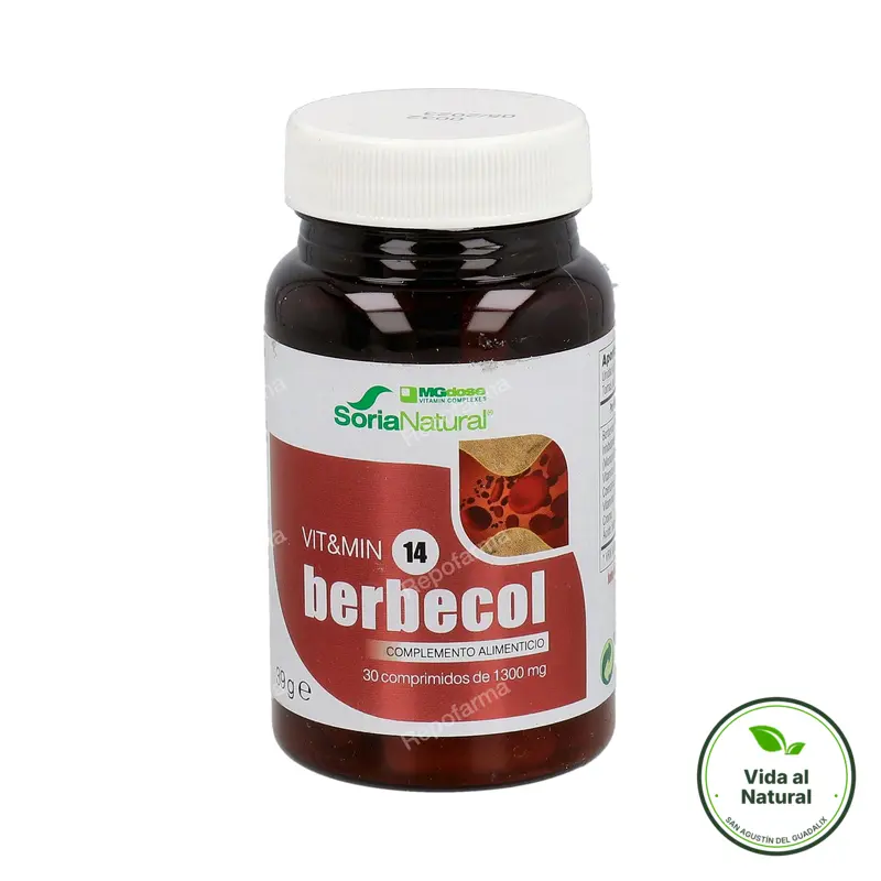Berbecol 30 comprimidos, Soria Natural