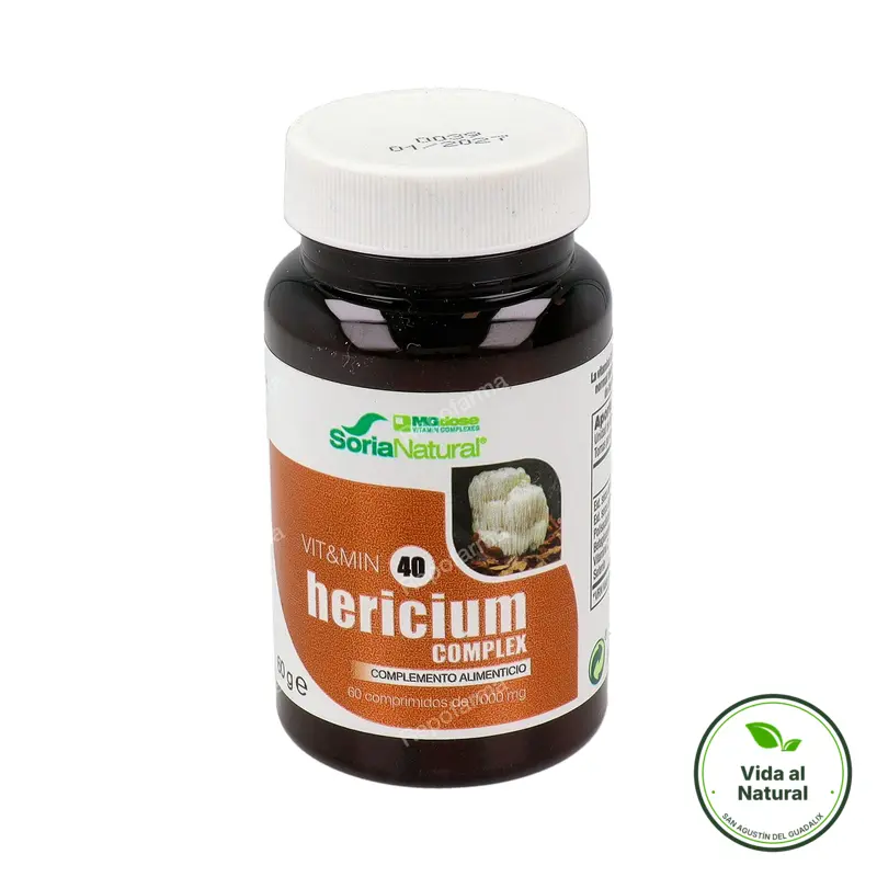 Hericium complex 1000 mg soria natur 60 comprimidos, Soria Natural