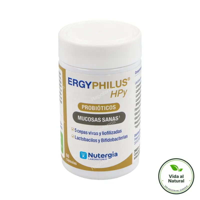 Ergyphilus hpy 60 cápsulas, Nutergia
