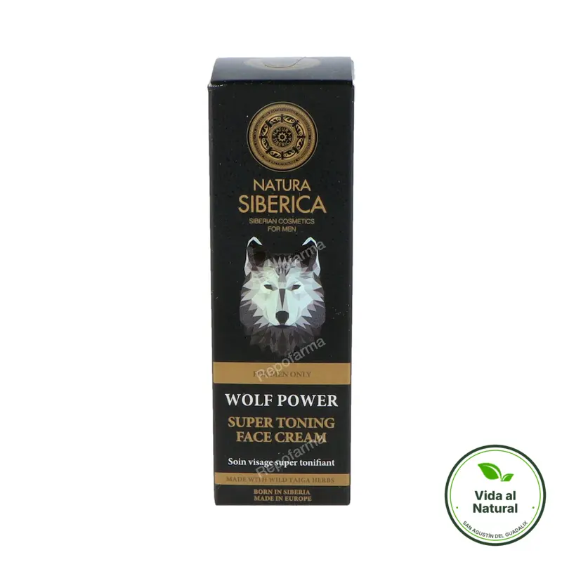 Wolf power men crema facial tonificante 50 ml, Natura Siberica