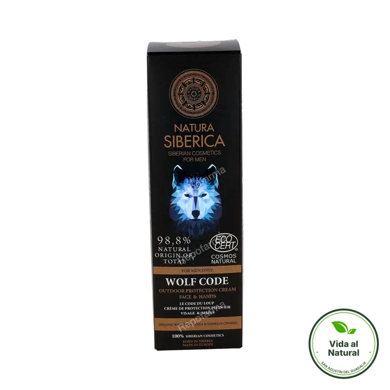 Wolf code men crema protectora facial-manos 80 ml, Natura Siberica