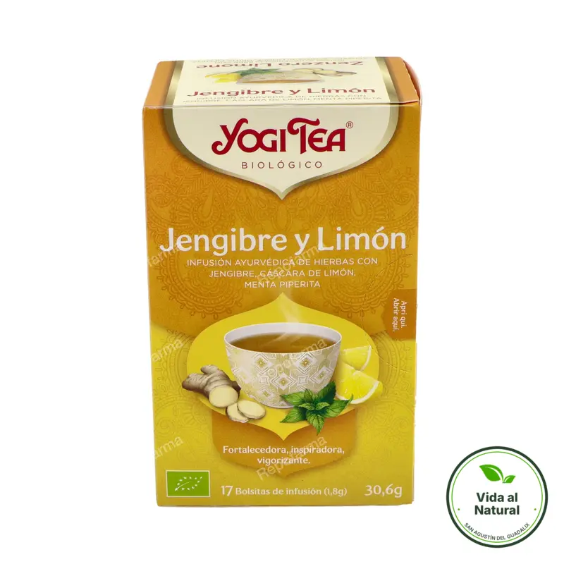 Yogi jengibre+limón 17-f BIO, Yogi Tea