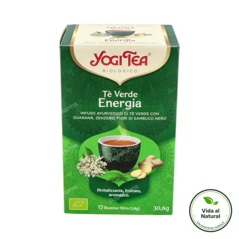 Yogi té verde energía 17-f BIO, Yogi Tea