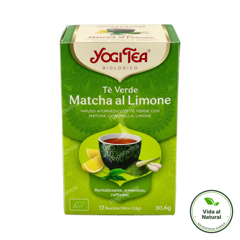 Yogi té verde matcha+limón 17-f, Yogi Tea