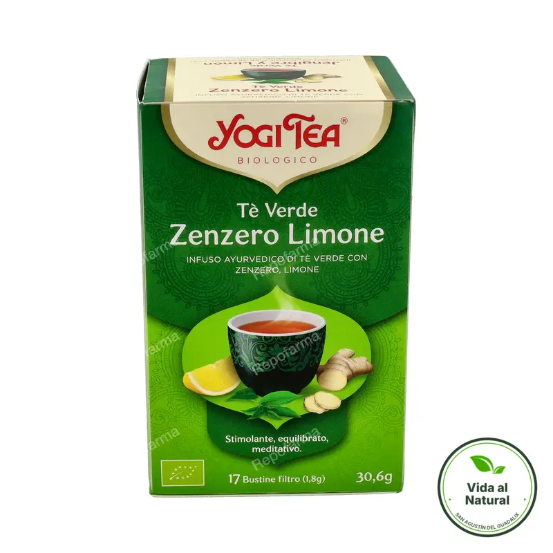 Yogi té verde jengibre limón, Yogi Tea